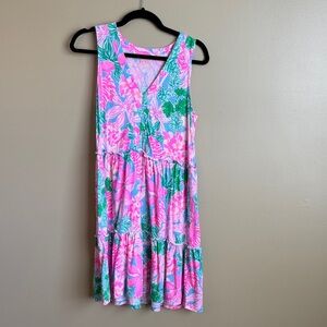 Lilly Pulitzer Lorina Swing Dress-multi tigers lair print